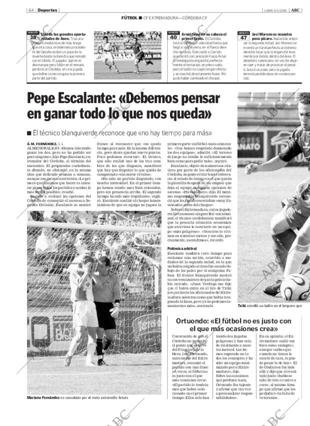 ABC CORDOBA 08-05-2006 página 64