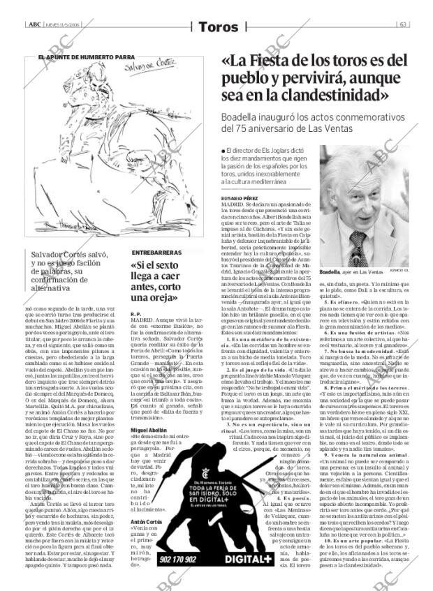ABC MADRID 11-05-2006 página 63