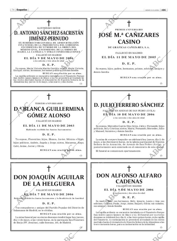 ABC MADRID 11-05-2006 página 74