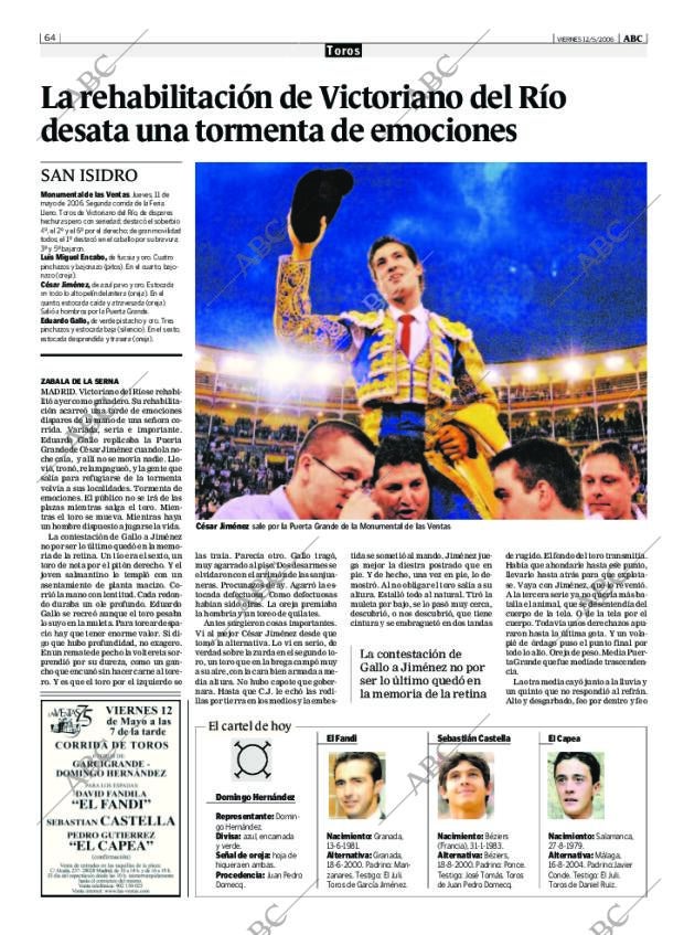 ABC MADRID 12-05-2006 página 64