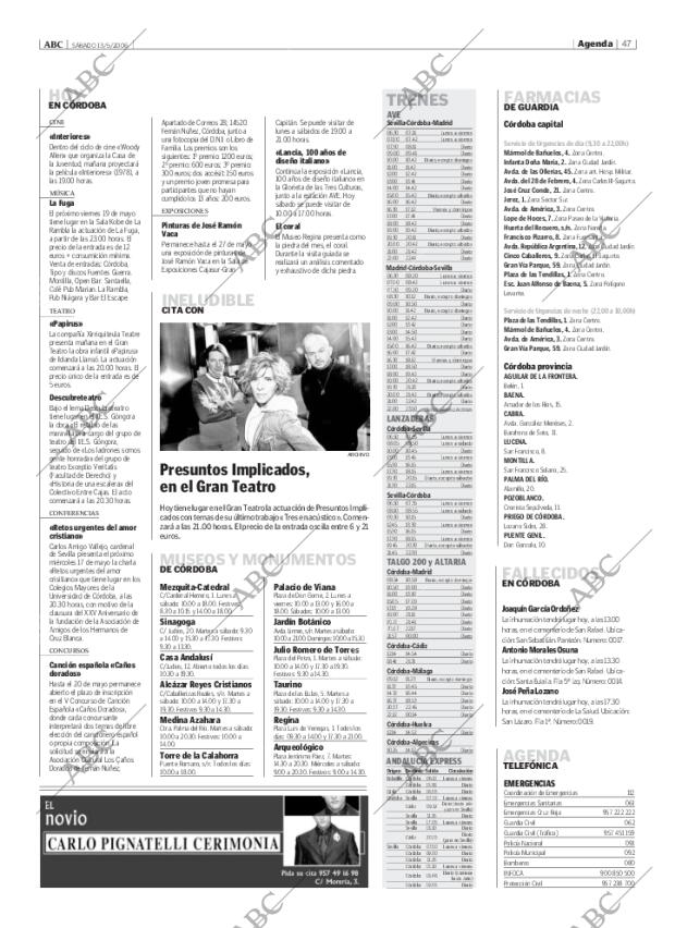 ABC CORDOBA 13-05-2006 página 47
