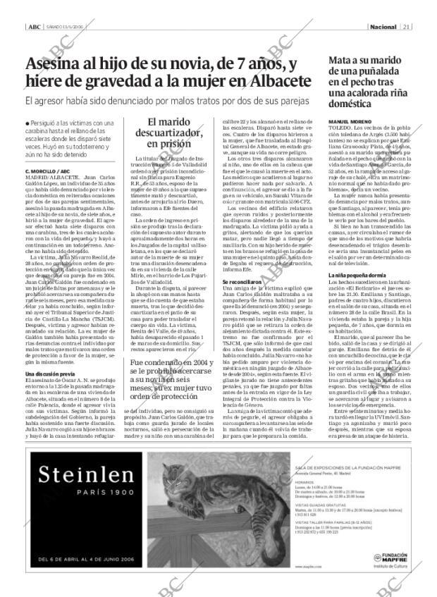 ABC MADRID 13-05-2006 página 21