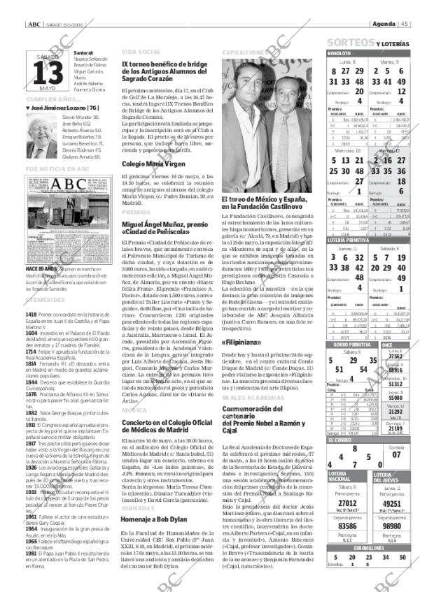 ABC MADRID 13-05-2006 página 45