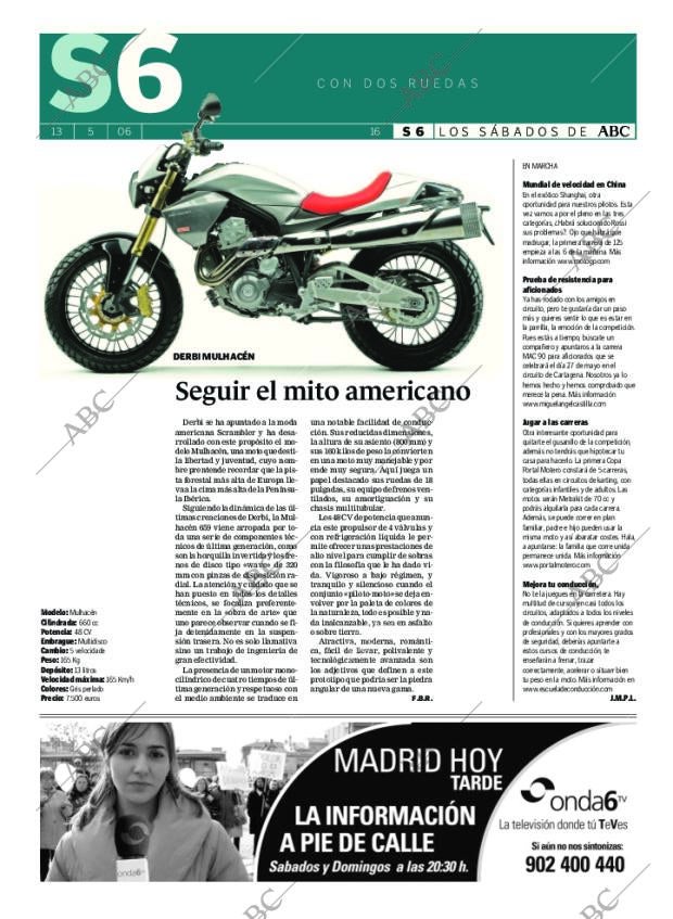 ABC MADRID 13-05-2006 página 66