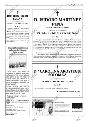 ABC MADRID 13-05-2006 página 89