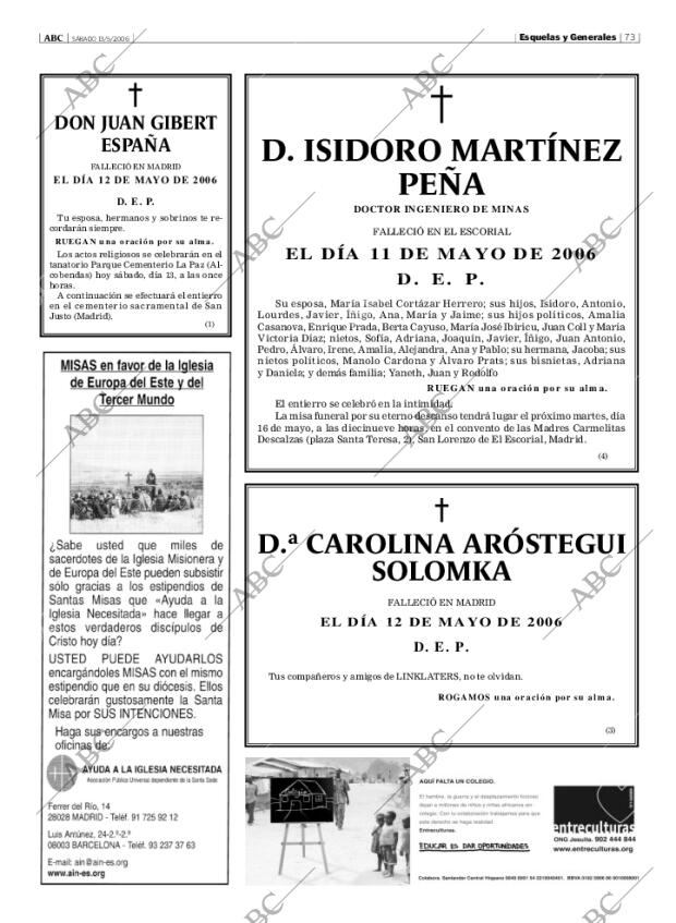 ABC MADRID 13-05-2006 página 89