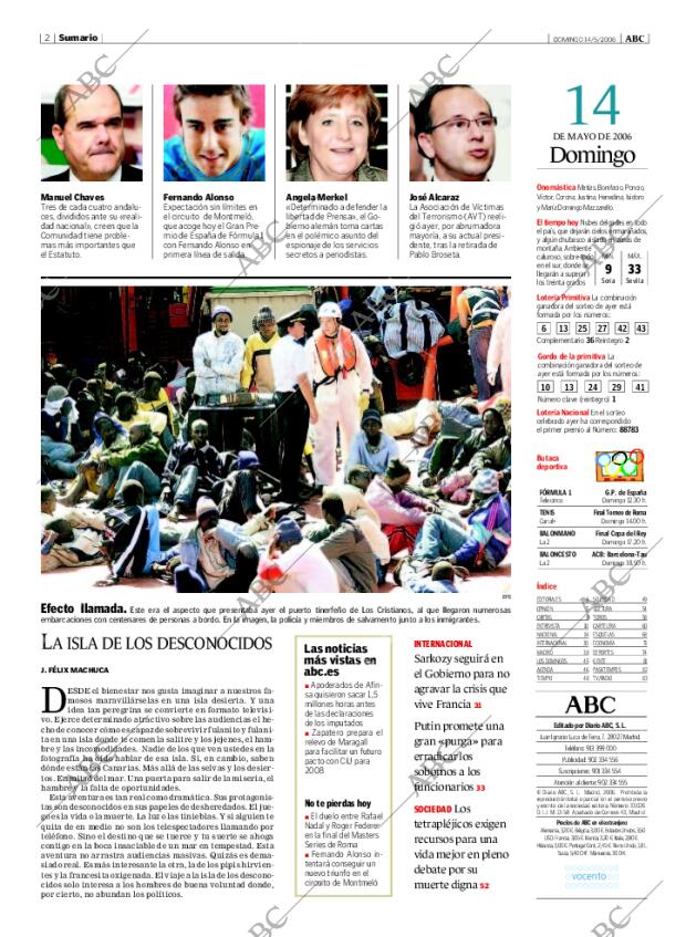 ABC MADRID 14-05-2006 página 2