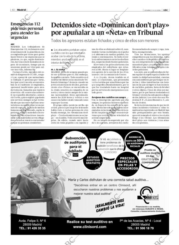 ABC MADRID 14-05-2006 página 40