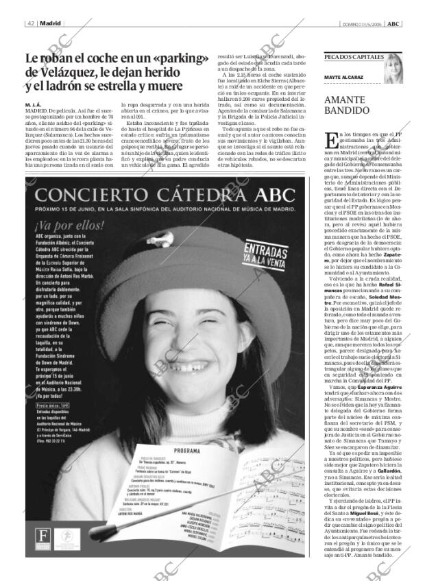 ABC MADRID 14-05-2006 página 42