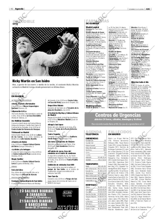 ABC MADRID 14-05-2006 página 66