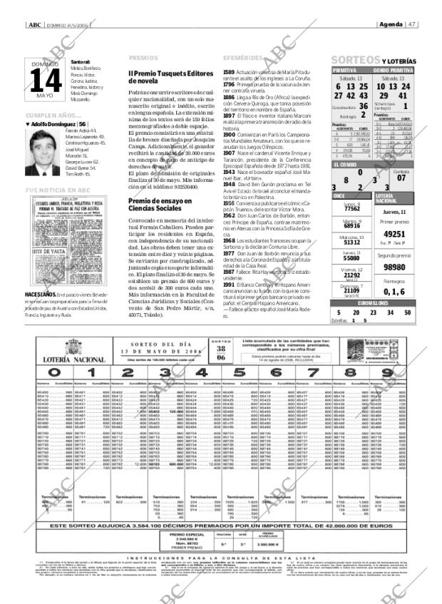 ABC MADRID 14-05-2006 página 67