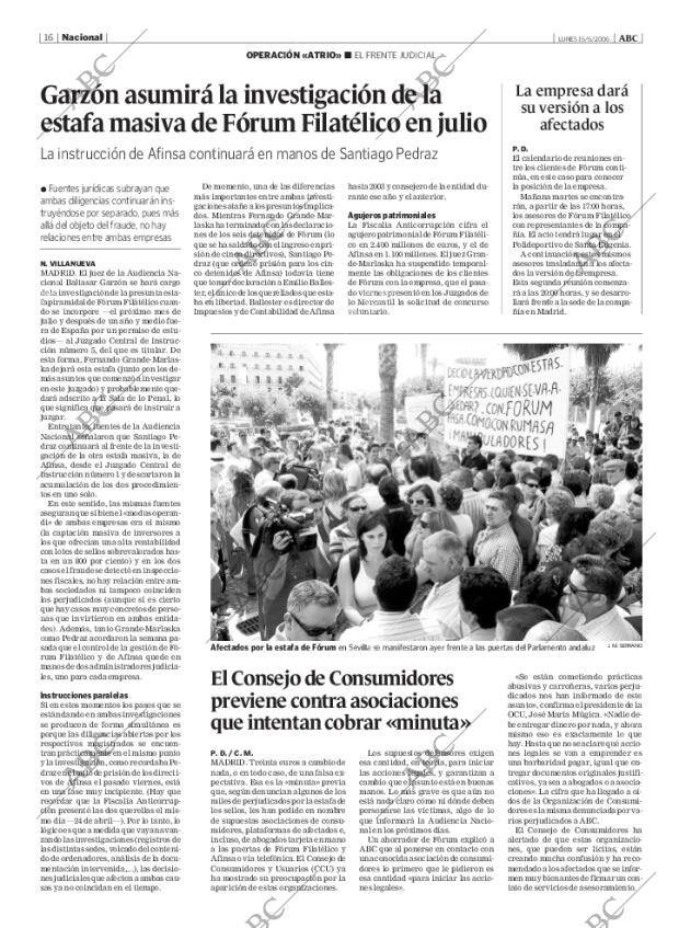 ABC MADRID 15-05-2006 página 16