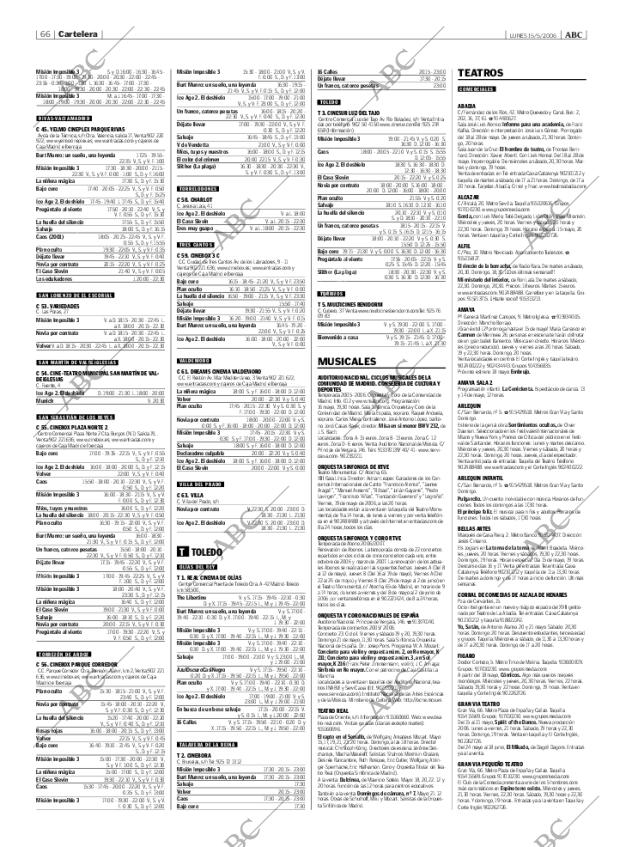 ABC MADRID 15-05-2006 página 66