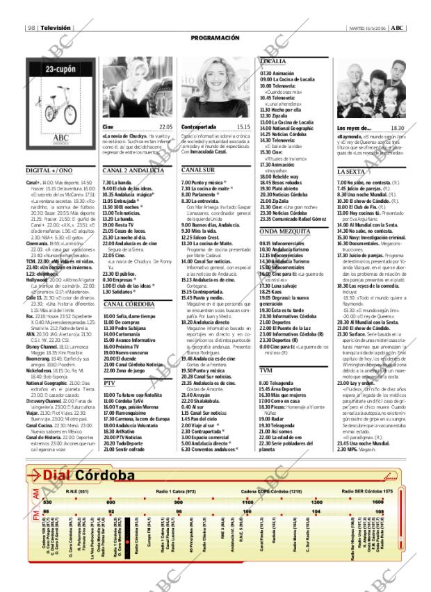 ABC CORDOBA 16-05-2006 página 98