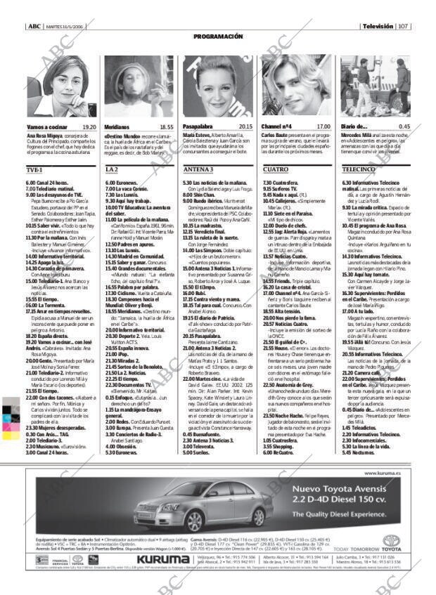ABC MADRID 16-05-2006 página 107