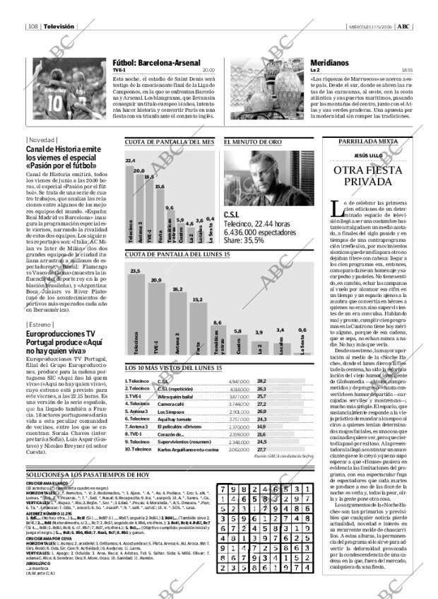 ABC MADRID 17-05-2006 página 108