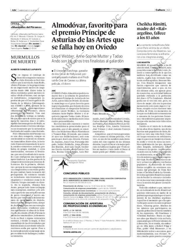 ABC MADRID 17-05-2006 página 63