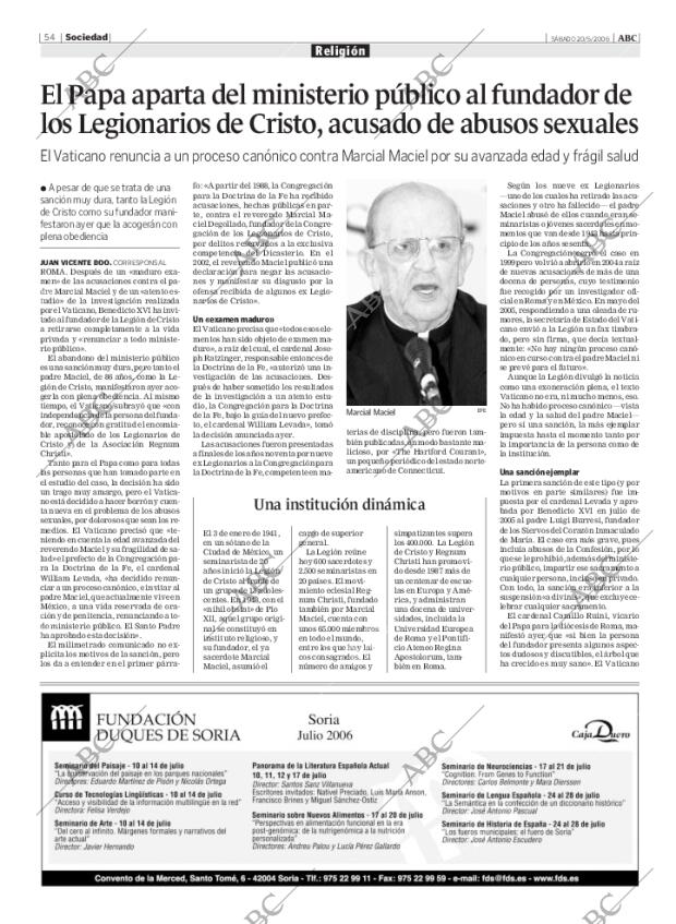 ABC MADRID 20-05-2006 página 74