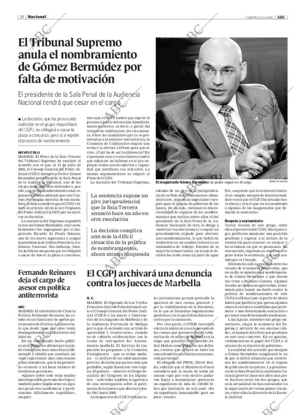 ABC MADRID 23-05-2006 página 18