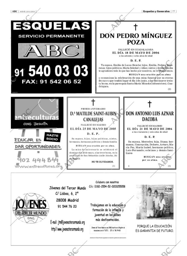 ABC MADRID 25-05-2006 página 77