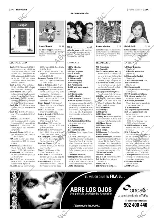 ABC MADRID 26-05-2006 página 106