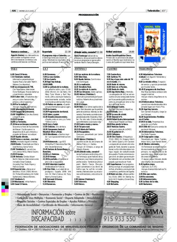 ABC MADRID 26-05-2006 página 107