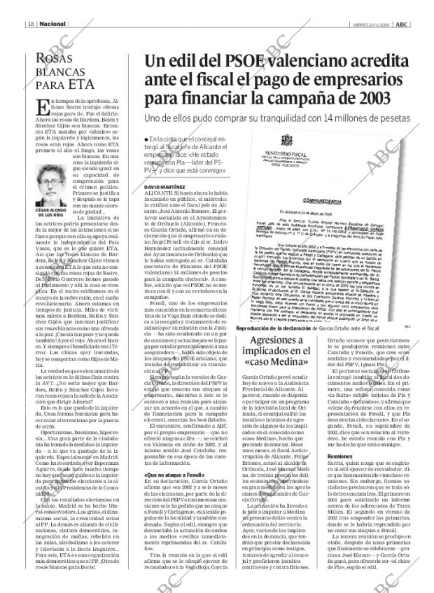 ABC MADRID 26-05-2006 página 18