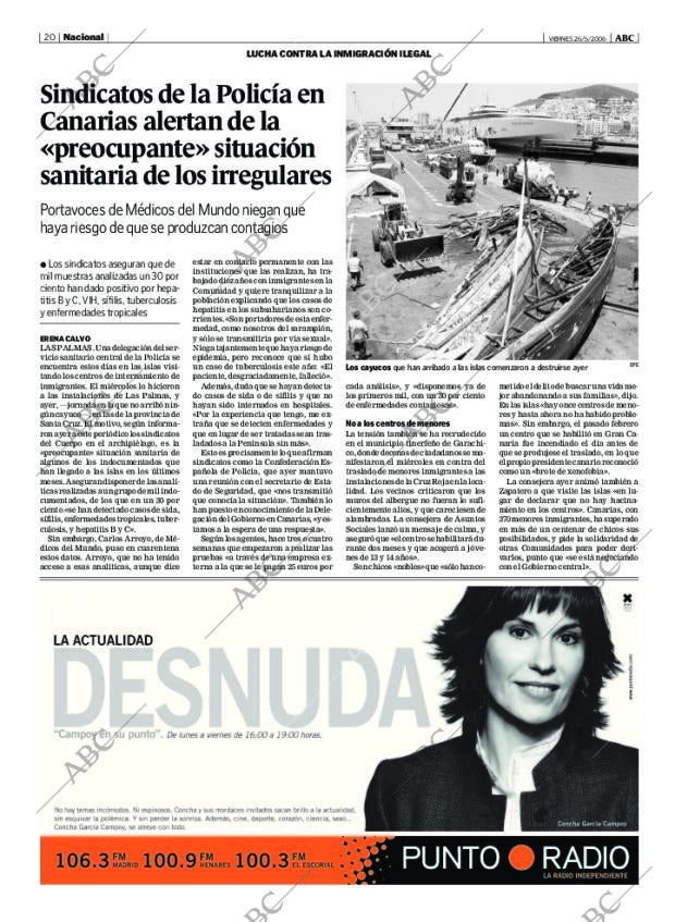 ABC MADRID 26-05-2006 página 20