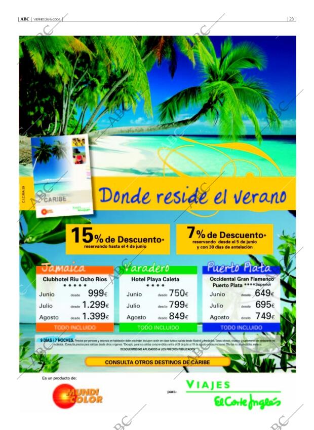 ABC MADRID 26-05-2006 página 23