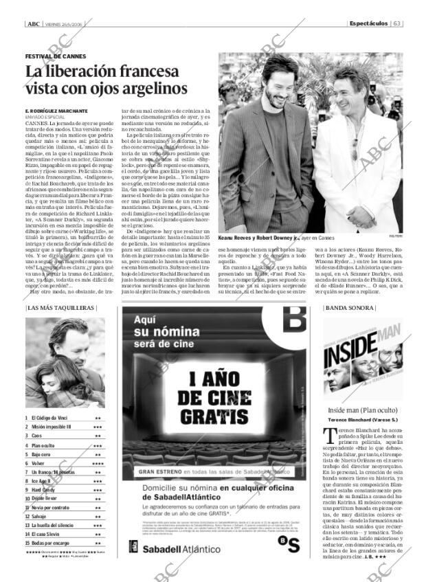 ABC MADRID 26-05-2006 página 63