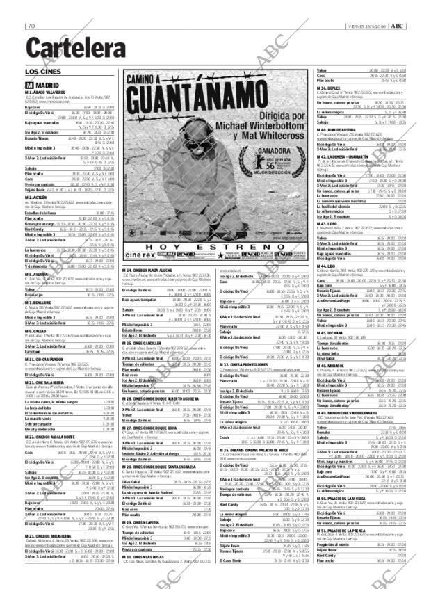 ABC MADRID 26-05-2006 página 70