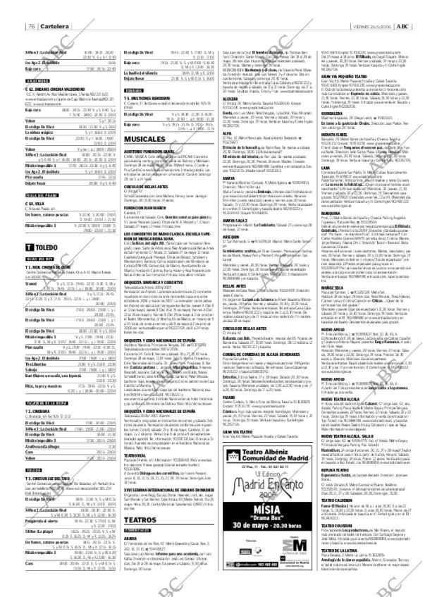 ABC MADRID 26-05-2006 página 76