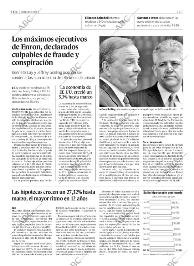 ABC MADRID 26-05-2006 página 87