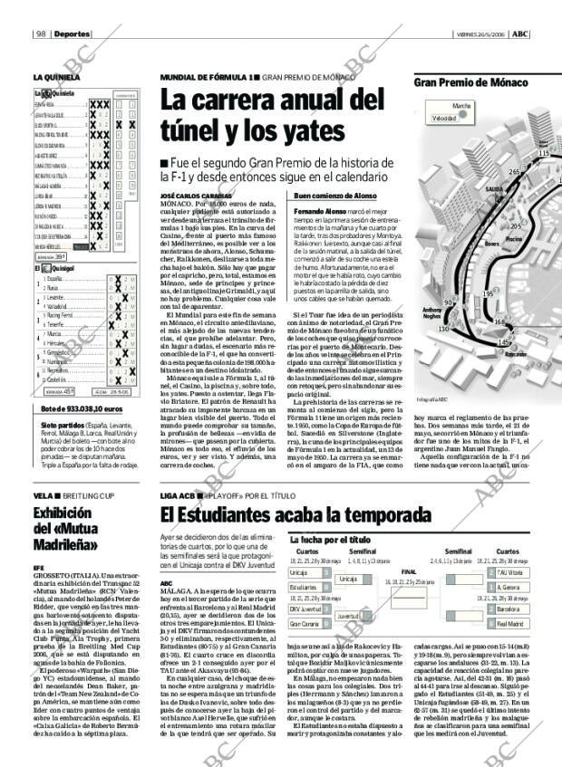 ABC MADRID 26-05-2006 página 98