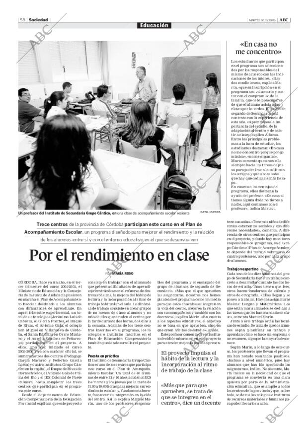 ABC CORDOBA 30-05-2006 página 58
