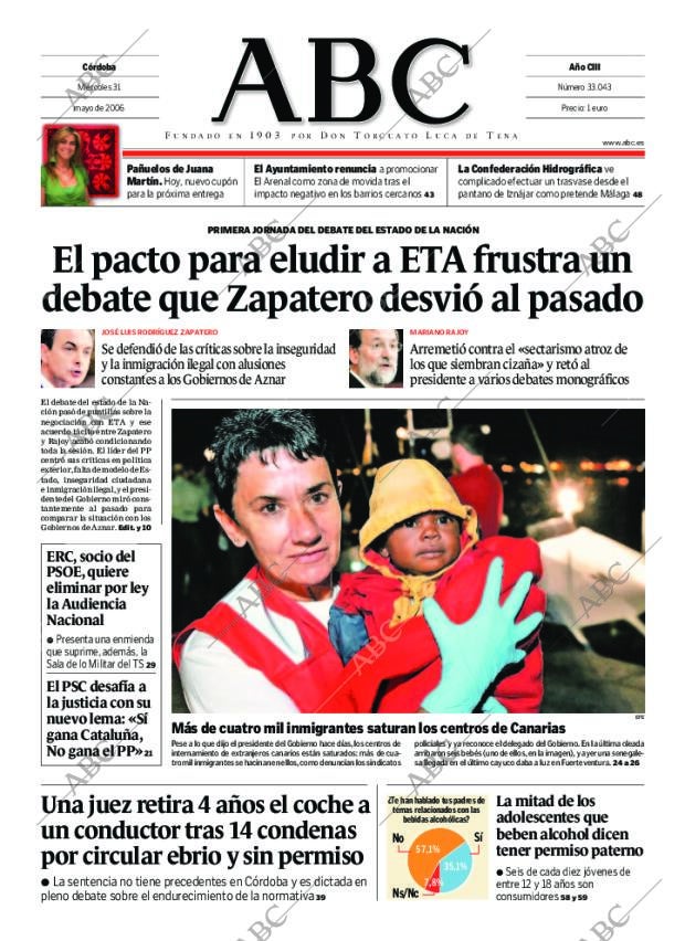 ABC CORDOBA 31-05-2006 página 1