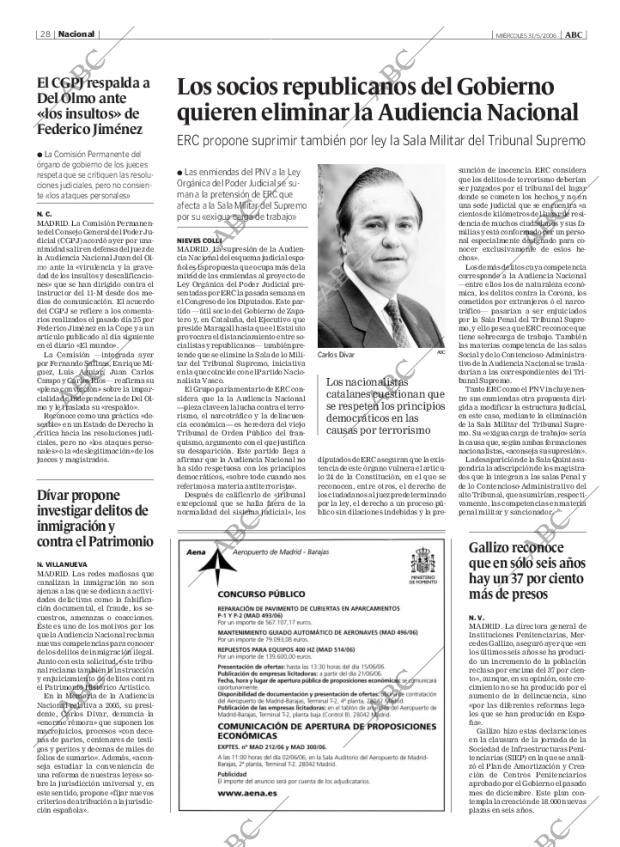 ABC MADRID 31-05-2006 página 28