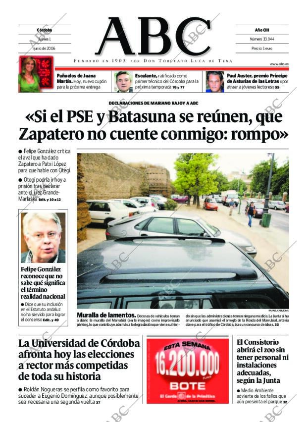 ABC CORDOBA 01-06-2006 página 1