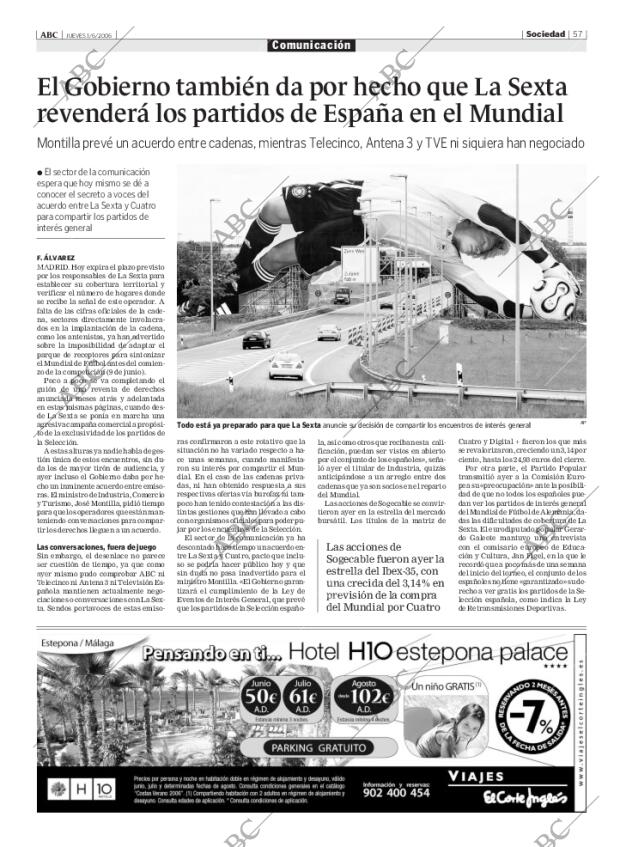 ABC MADRID 01-06-2006 página 57