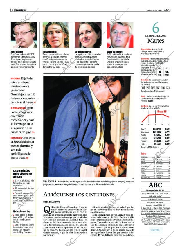 ABC MADRID 06-06-2006 página 2