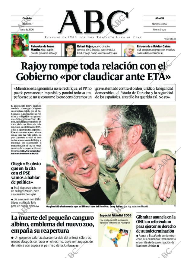ABC CORDOBA 07-06-2006 página 1