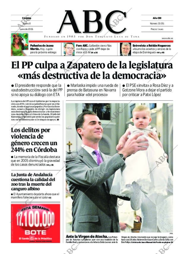 ABC CORDOBA 08-06-2006 página 1