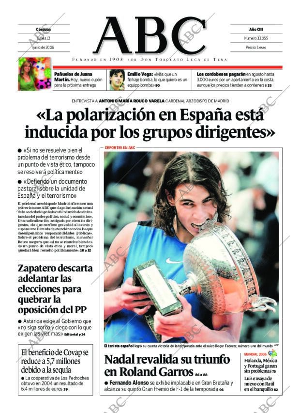 ABC CORDOBA 12-06-2006 página 1