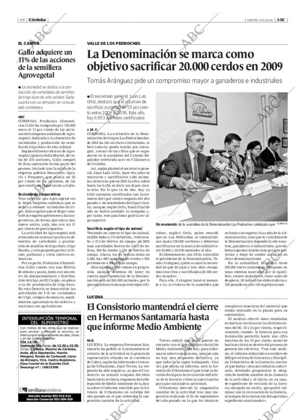 ABC CORDOBA 13-06-2006 página 44