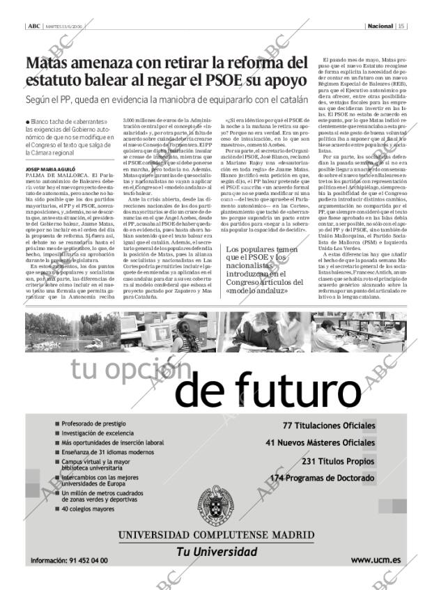 ABC MADRID 13-06-2006 página 15