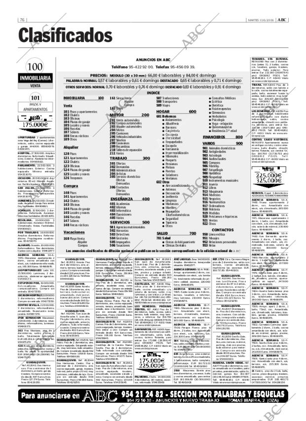 ABC SEVILLA 13-06-2006 página 76