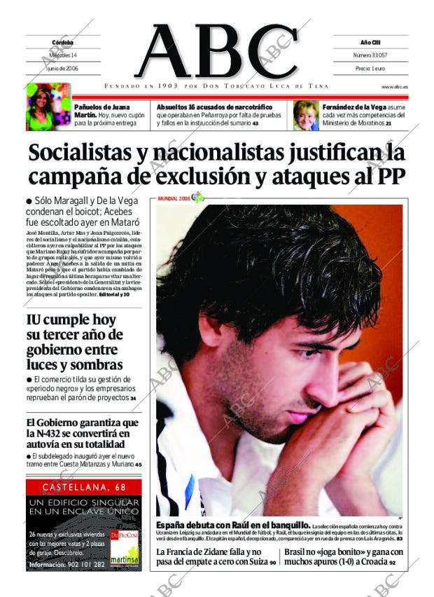 ABC CORDOBA 14-06-2006 página 1