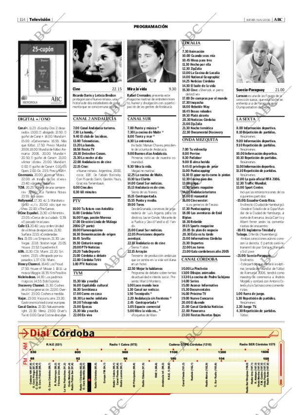 ABC CORDOBA 15-06-2006 página 114