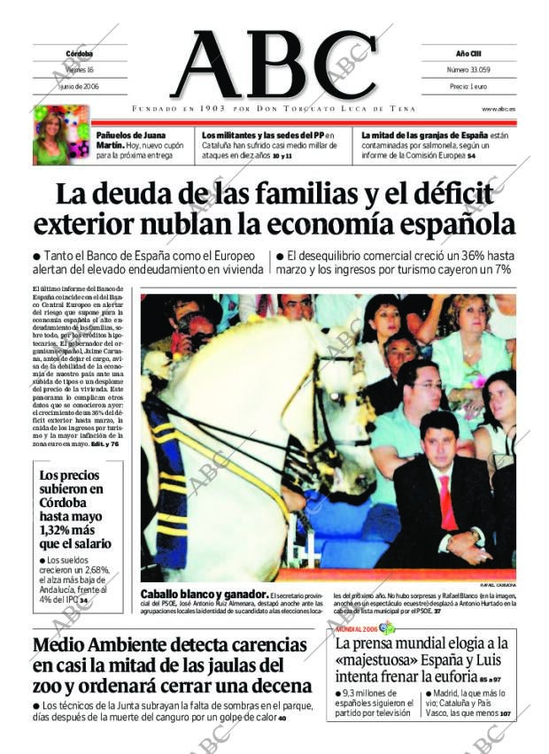 ABC CORDOBA 16-06-2006 página 1