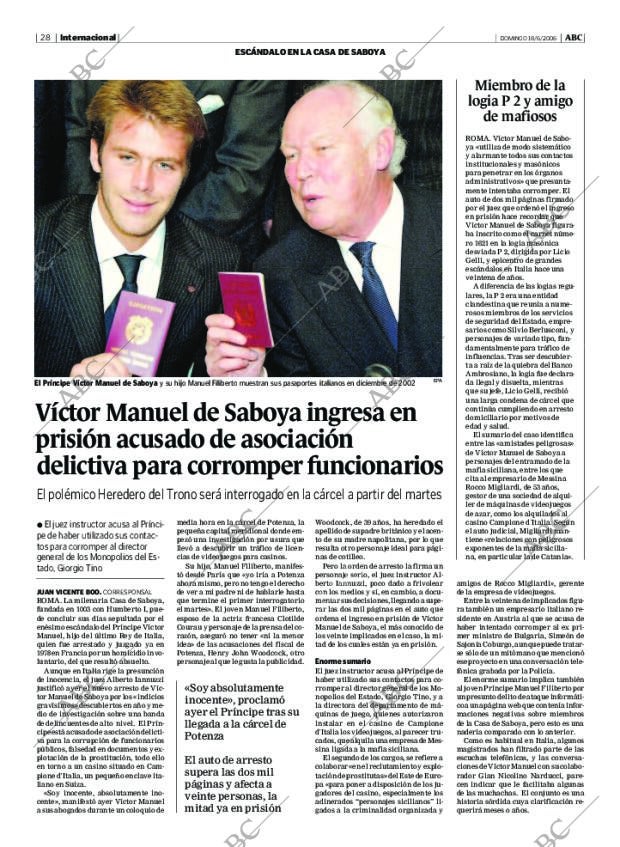 ABC MADRID 18-06-2006 página 28